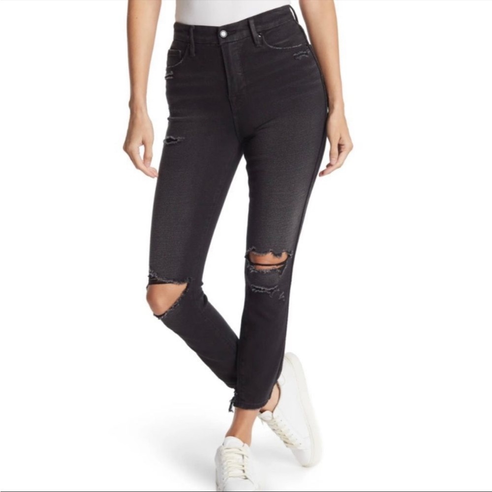 Good American Good Curve GCSKCH126S Black097 Skinny Jeans